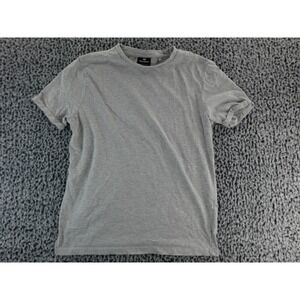 PullBear Men TShirt Gray Short Sleeve Crew Neck Casual Size M